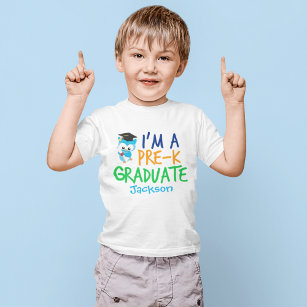 Pre-K Graduate Cute Custom Preschool Graduation Toddler T-Shirt