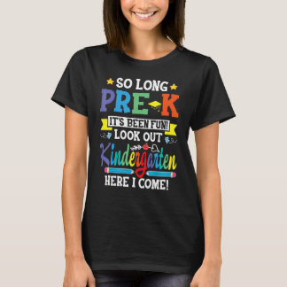 Pre-k Graduation 2023 So Long Pre-K Kindergarten H T-Shirt