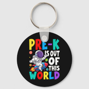 Pre-k Is Out Of This World Cute Astronaut Back To Key Ring