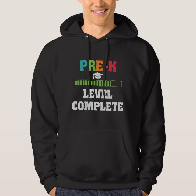 Pre-K Level Complete Cute Student Graduation Gift Hoodie (Front)
