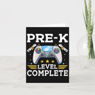 Pre-k Level Complete Gamer Cl Of 2025 Graduation K Card