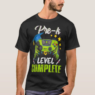 Pre K Level Complete Graduation Gaming Gamers Boys T-Shirt
