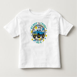 Pre-K Power Ride: Ready to Roll with Style Toddler T-Shirt