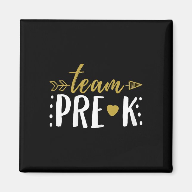 Pre-k Preschool Teacher Student Arrow  Magnet (Front)