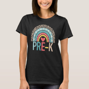 Pre k Rainbow Back To School Teacher Student Boys T-Shirt