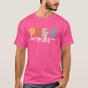 Pre-k Rocks Back To School Teachers Students Pre-k T-Shirt