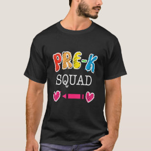 Pre K Squad Back To School T-Shirt