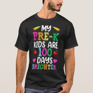 Pre K Teacher 100 Days Of School Men Women T-Shirt