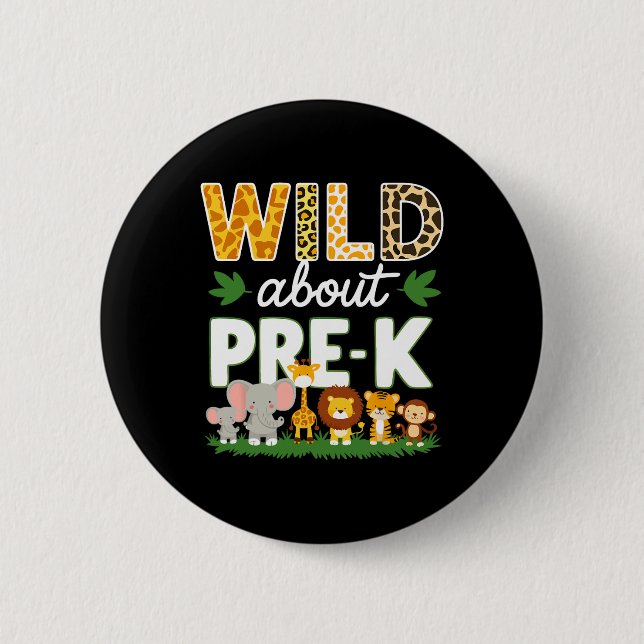 Pre-k Teacher  6 Cm Round Badge (Front)