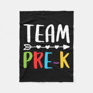 Pre-k Teacher Back To School  Fleece Blanket