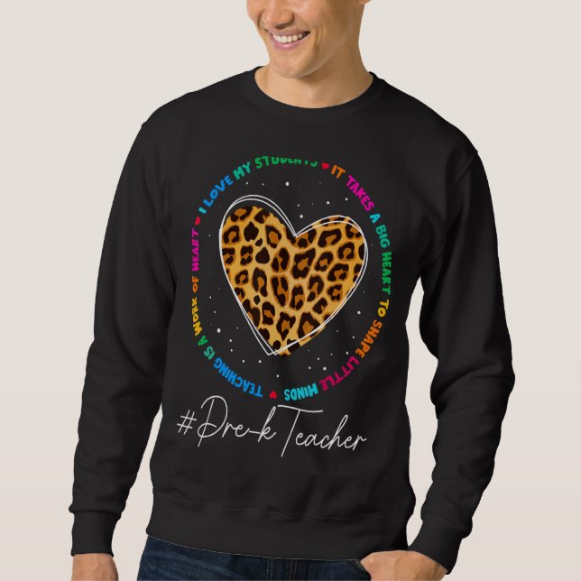 Pre K Teacher School Admin Appreciation Week Back  Sweatshirt (Front)