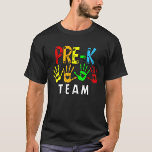 Pre K Team Handprints Back To School T-Shirt