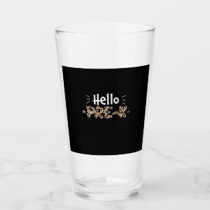 Pre Kindergarten Hello Pre Kindergarten Leopard Glass