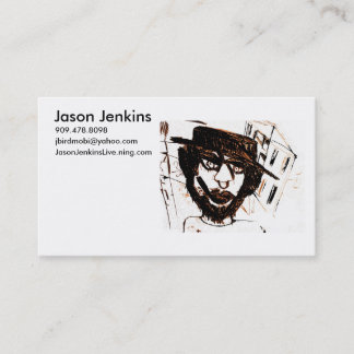 PRE MISSION THOUGHT WHITE BUSINESS CARD