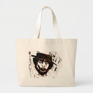 PRE MISSION THOUGHT WHITE LARGE TOTE BAG
