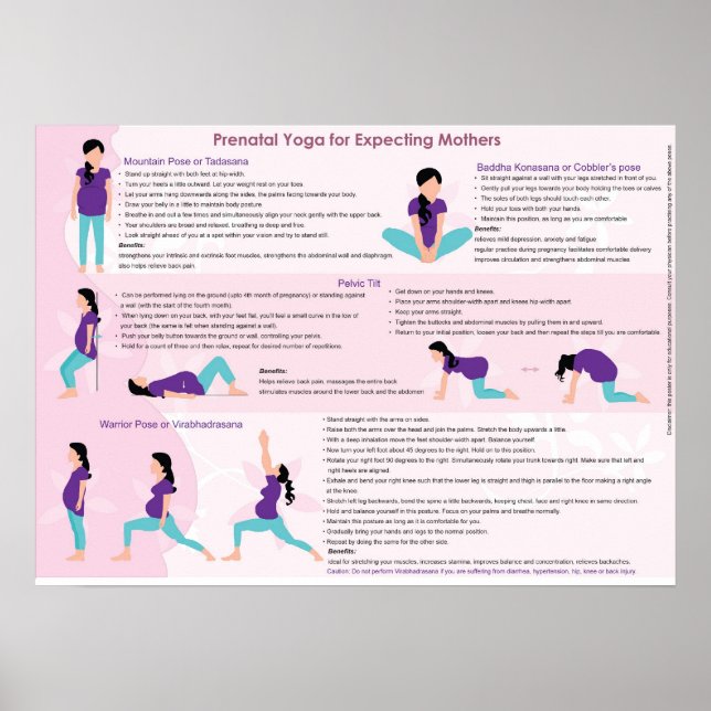 Pre Natal Yoga Poster (Front)