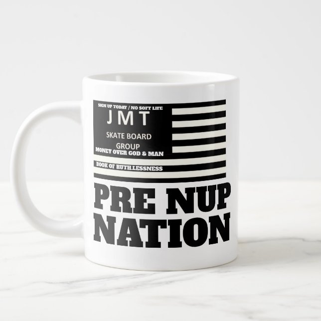 PRE NUP NATION.  Speciality Mug (Left)