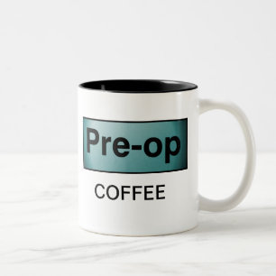 PRE-OP COFFEE Two-Tone COFFEE MUG