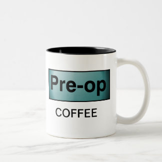 PRE-OP COFFEE Two-Tone COFFEE MUG