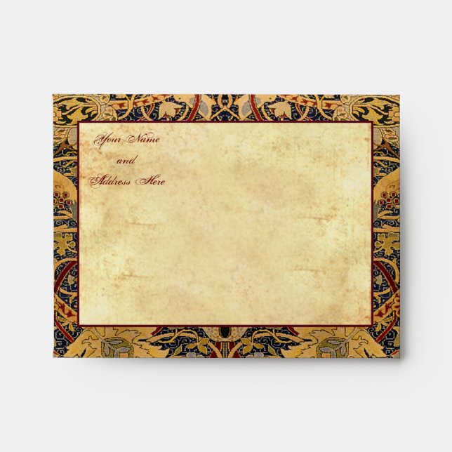 Pre-Raphaelite (5 ¾” W x 4 3/8” H) Envelopes (Front)