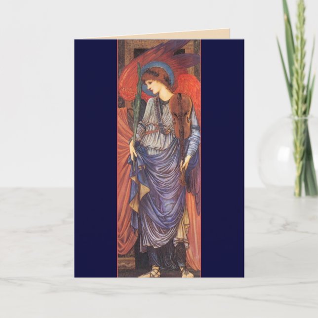 Pre-Raphaelite Angel Christmas Cards (Front)
