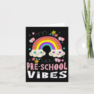 Pre-school Vibes School Pupil 1st Day Back To Scho Card