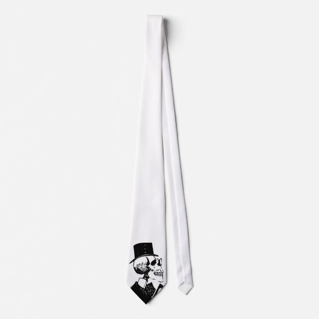 Preacher Skeleton Necktie (Front)