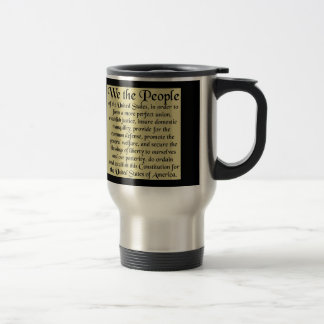 Preamble To The Constitution Travel Mug