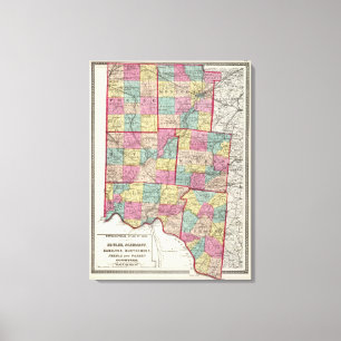 Preble and Warren Counties Canvas Print