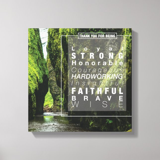 Precarious Adventure #3 (12x12) Canvas Print (Front)