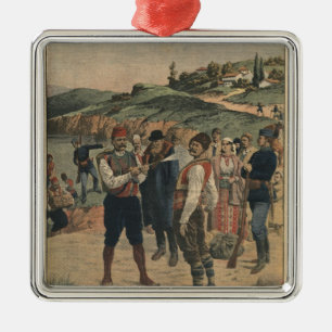 Precautions taken to prevent cholera metal tree decoration