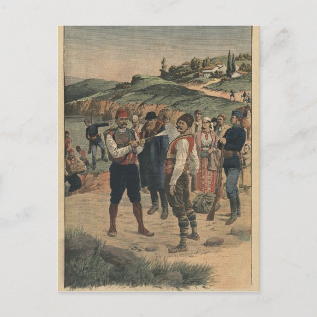 Precautions taken to prevent cholera postcard (Front)