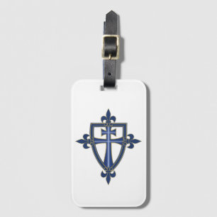 Preceptor cross luggage tag