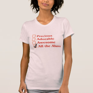 precious adorable awesome funny t-shirt design