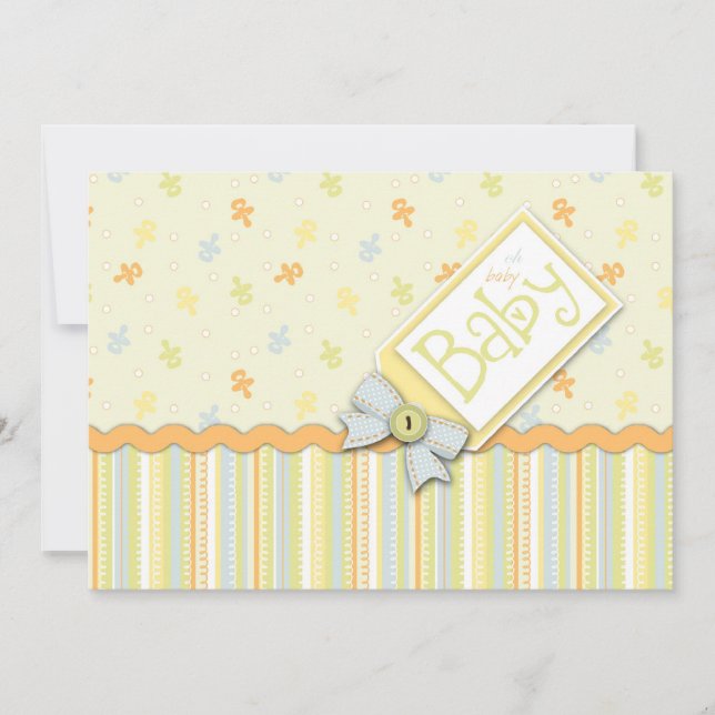 Precious Baby Invitation Card (Front)