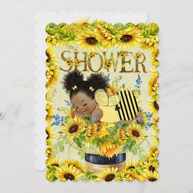 Precious Baby Shower Invitation (Front/Back)