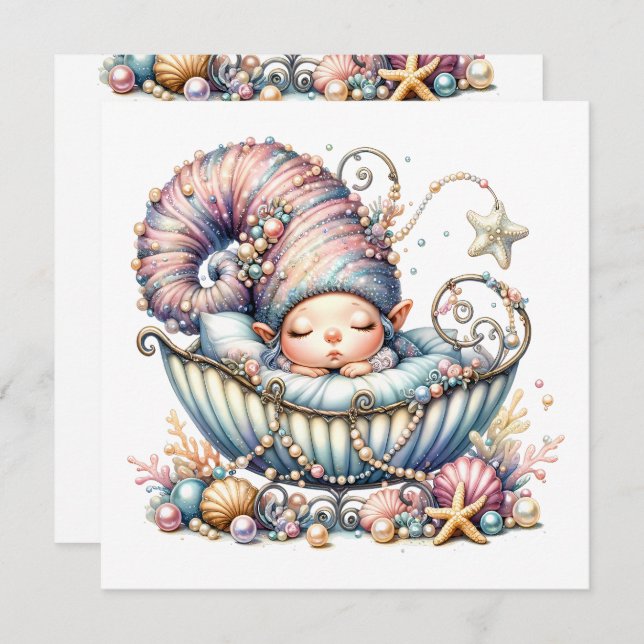 Precious Baby Theme - Invitation (Front/Back)