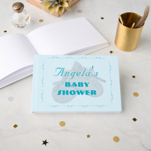 Precious Bundle Boy Baby Shower Guest Book