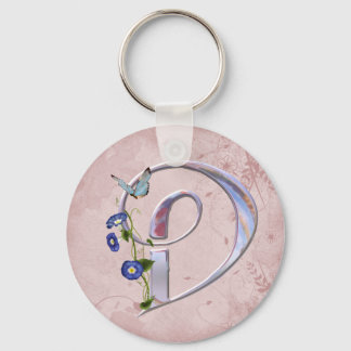 Precious Butterfly Initial D Key Ring