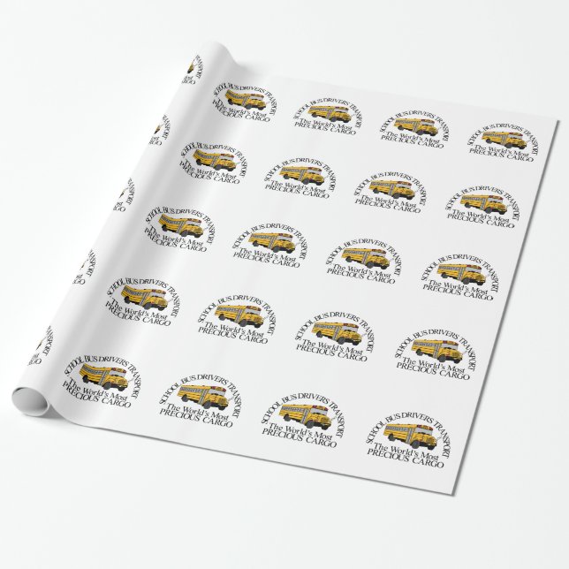 Precious Cargo Wrapping Paper (Unrolled)