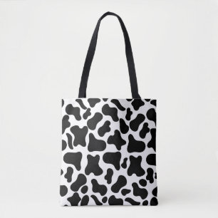 Precious cow pattern tote bag