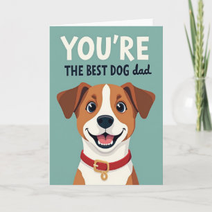 Precious Dog Dad Day Card