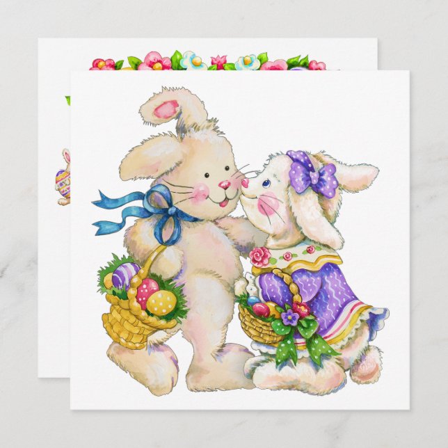 Precious Easter Invitation (Egg Hunt?) (Front/Back)