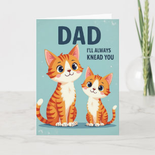 Precious Feline Fathers Day Card