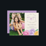 Precious Florals Happy Mother's Day Photo Card<br><div class="desc">Precious Florals Happy Mother's Day Photo Card</div>