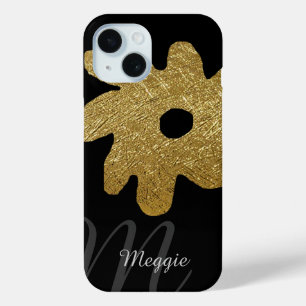 precious flower personalised iPhone 15 case
