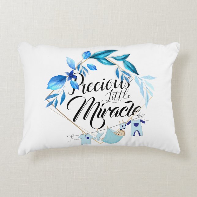 Precious Little Miracle Decorative Cushion (Front)
