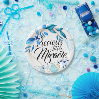 Precious Little Miracle Paper Plate