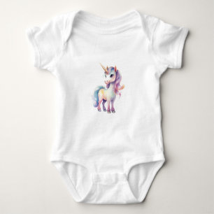 Precious Majestic Unicorn, Gift for Girls Baby Bodysuit