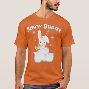 Precious Moments Christmas Snow Bunny Portrait  T-Shirt